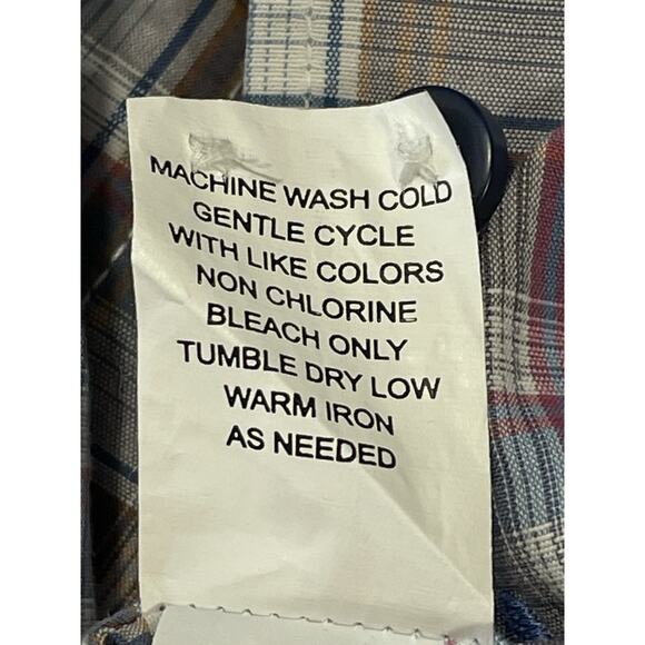 Johnnie-O Hangin' Out Men’s XL Button Up Shirt Long Sleeve Misc Plaid Cotton-EUC - Picture 13 of 13